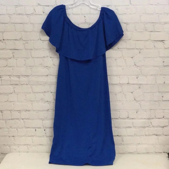NWT Coolmee Royal Blue Maternity Dress - Picture 1 of 3